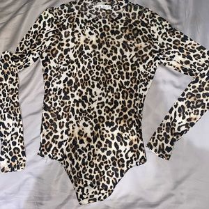 Sheer Leopard Bodysuit